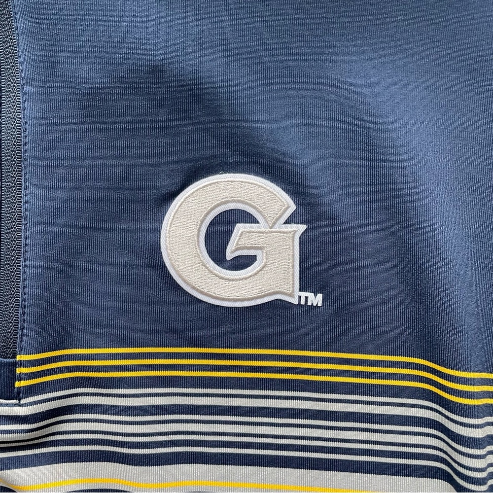 Antigua Pace Men's‎ Georgia Tech (Unisex) Quarter-Zip Pullover - Picture 3 of 7